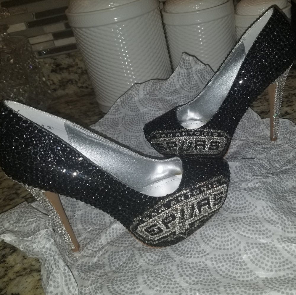 Bedazzled heels